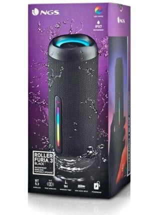 Altavoz con Bluetooth NGS Roller Furia 3/ 60W/ 2.0/ Negro - Tiensol