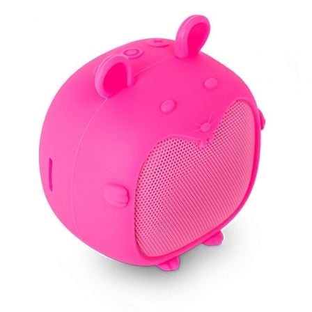 Altavoz con Bluetooth SPC Sounds Pups Mouse/ 3W/ 1.0/ Rosa - Tiensol