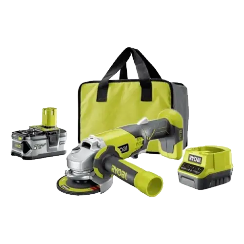 Amoladora Angular Ryobi ONE + R18AG-140S 18V con Batería 4,0Ah - Herramientas a Batería