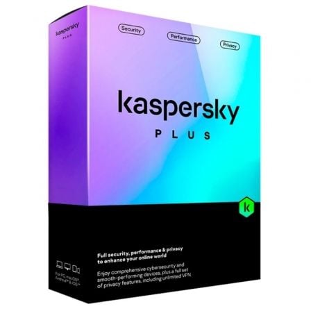 Antivirus Kaspersky Plus/ 10 Dispositivos/ 1 Año - Tiensol