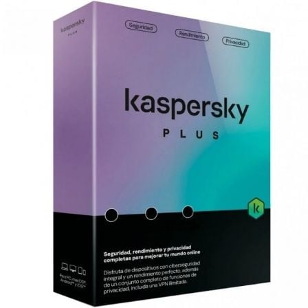 Antivirus Kaspersky Plus/ 5 Dispositivos/ 1 Año - Tiensol