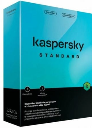 Antivirus Kaspersky Standard/ 3 Dispositivos/ 1 Año - Tiensol