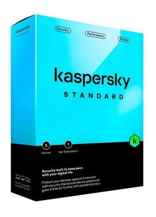 Antivirus Kaspersky Standard/ 5 Dispositivos/ 1 Año - Tiensol