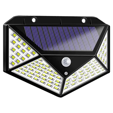 Aplique Solar Pared 600 Lúmenes 100 LEDs JND - 7356 - Tiensol
