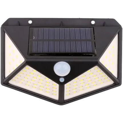 Aplique Solar Pared 600 Lúmenes 100 LEDs JND - 7356 - Tiensol