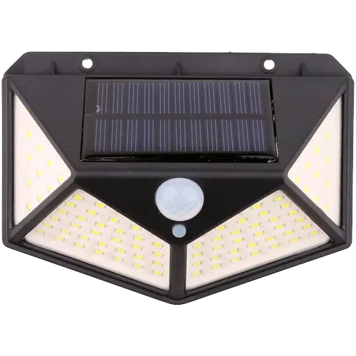 Aplique Solar Pared 600 Lúmenes 100 LEDs JND - 7356 - Tiensol