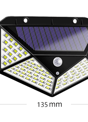 Aplique Solar Pared 600 Lúmenes 100 LEDs JND - 7356 - Tiensol