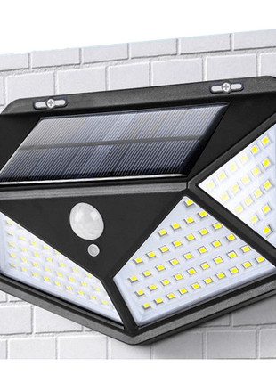 Aplique Solar Pared 800 Lúmenes 114 LEDs JND - 7357 - Tiensol