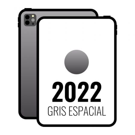 Apple iPad Pro 12.9' 2022 6th WiFi Cell/ 5G/ M2/ 2TB/ Gris Espacial - MP263TY/A - Tiensol