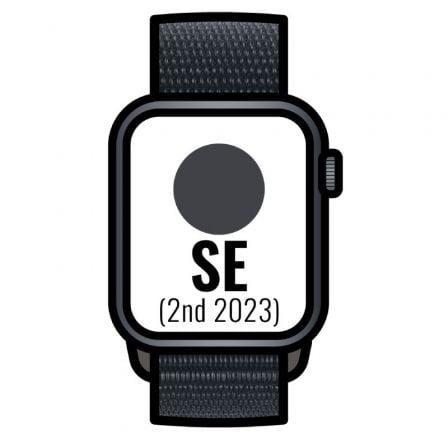 Apple Watch SE 2 Gen 2023/ GPS/ 40mm/ Caja de Aluminio Medianoche/ Correa Deportiva Loop Medianoche - Tiensol