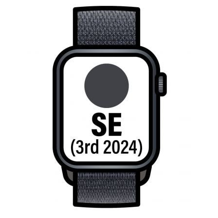 Apple Watch SE 3rd V2/ GPS/ 40mm/ Caja de Aluminio Medianoche/ Correa Loop Deportiva Tinta - Tiensol