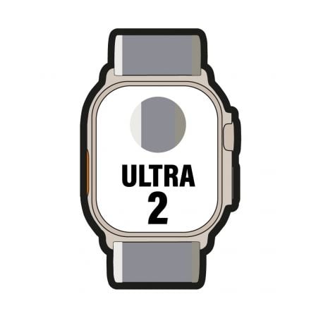 Apple Watch Ultra 2/ GPS/ Cellular/ 49mm/ Caja de Titanio/ Correa Loop Trail Verde/Gris M/L - Tiensol