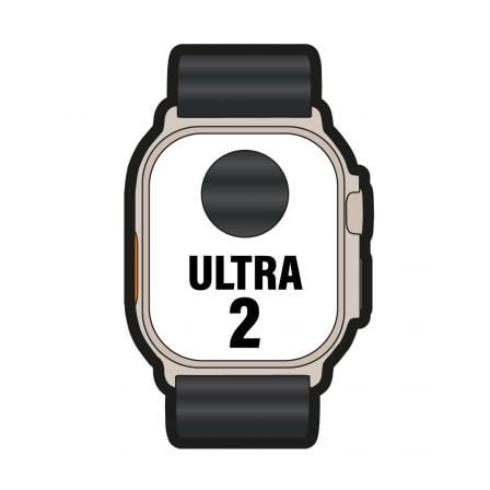 Apple Watch Ultra 2/ GPS/ Cellular/ 49mm/ Caja de Titanio/ Correa Ocean Negra - Tiensol