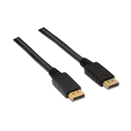 Cable DisplayPort 1.2 4K Aisens A124-0130/ DisplayPort Macho - DisplayPort Macho/ Hasta 5W/ 2300Mbps/ 3m/ Negro - Tiensol