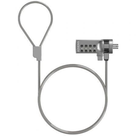 Cable de Seguridad para Portátiles Aisens ASLK-D40N01-SL/ 1.5m - Tiensol