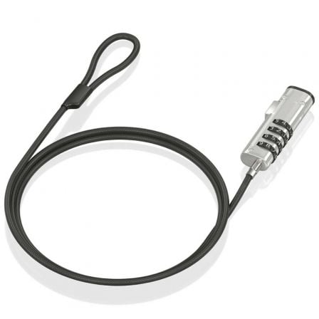 Cable de Seguridad Tipo NANO para Portátiles Aisens ASLK-D50N05-BK/ 1.5m - Tiensol