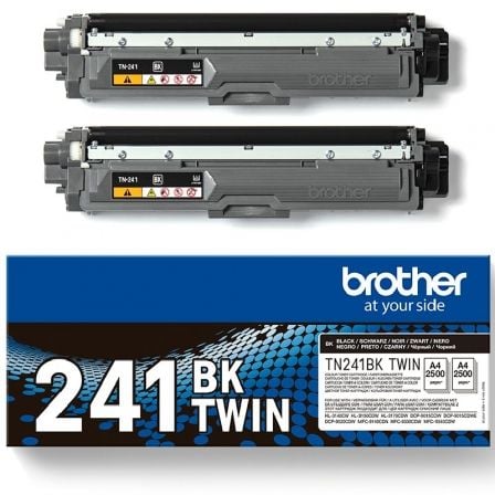 Tóner Original Brother TN241BKTWIN Multipack/ 2x Negro - Tiensol