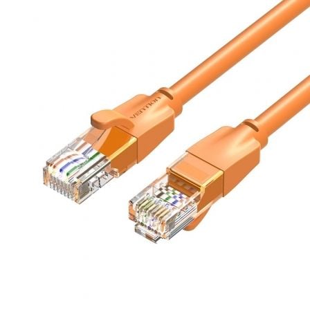 Cable de Red RJ45 UTP Vention IBEOF Cat.6/ 1m/ Naranja - Tiensol