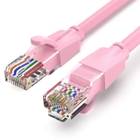 Cable de Red RJ45 UTP Vention IBEPF Cat.6/ 1m/ Rosa - Tiensol