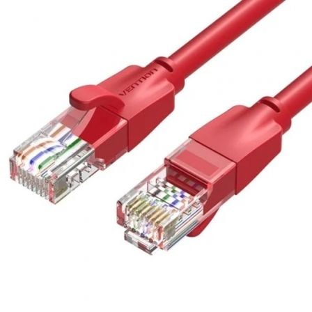 Cable de Red RJ45 UTP Vention IBERF Cat.6/ 1m/ Rojo - Tiensol