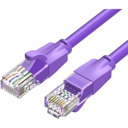 Cable de Red RJ45 UTP Vention IBEVF Cat.6/ 1m/ Morado - Tiensol