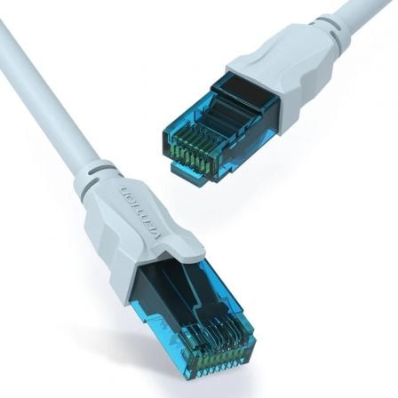 Cable de Red RJ45 UTP Vention VAP-A10-S075 Cat.5e/ 75cm/ Azul y Negro - Tiensol