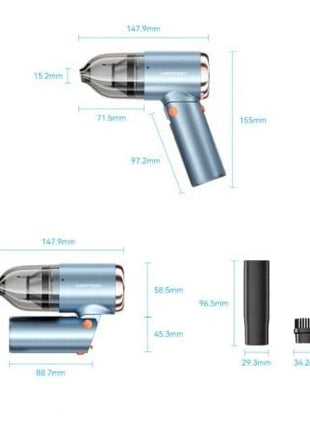 Aspirador de Mano con batería Vention KRAL0/ Autonomía 20 Min - Tiensol