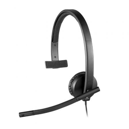 Auricular Logitech H570E/ con Micrófono/ USB/ Negro - Tiensol