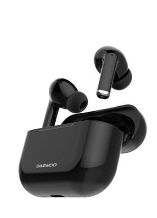 Auriculares Bluetooth Daewoo DW2001 con estuche de carga/ Autonomía 6h/ Negros - Tiensol