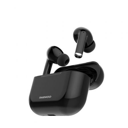 Auriculares Bluetooth Daewoo DW2001 con estuche de carga/ Autonomía 6h/ Negros - Tiensol