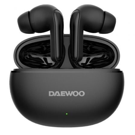 Auriculares Bluetooth Daewoo DW2004 con estuche de carga/ Autonomía 5h/ Negros - Tiensol