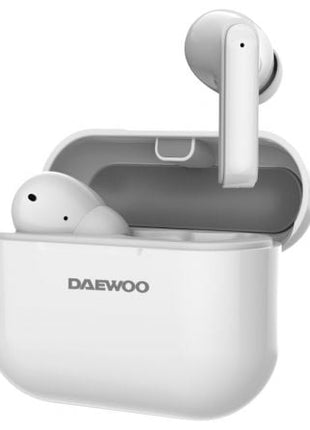 Auriculares Bluetooth Daewoo DW2005 con estuche de carga/ Autonomía 6h/ Blancos - Tiensol