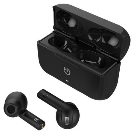 Auriculares Bluetooth Hiditec Fenix TWS con estuche de carga/ Autonomía 6h/ Negros - Tiensol