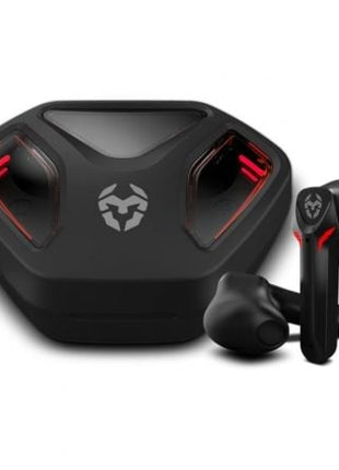 Auriculares Bluetooth Krom Kall con estuche de carga/ Autonomía 4h/ Negros - Tiensol