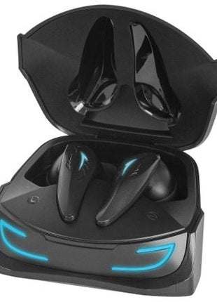 Auriculares Bluetooth Mars Gaming MHI - Ultra con estuche de carga/ Autonomía 7 - 8h/ Negros - Tiensol