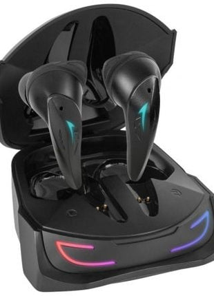 Auriculares Bluetooth Mars Gaming MHI - Ultra con estuche de carga/ Autonomía 7 - 8h/ Negros - Tiensol