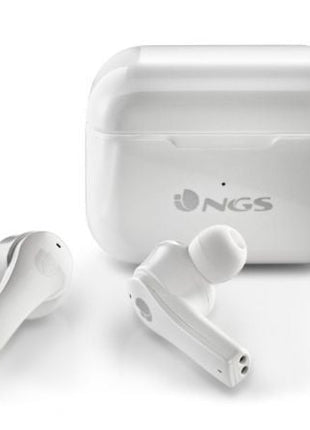 Auriculares Bluetooth NGS Ártica Bloom con estuche de carga/ Autonomía 6h/ Blancos - Tiensol