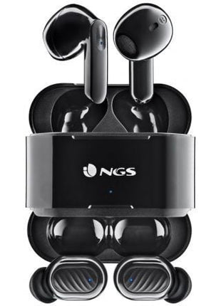 Auriculares Bluetooth NGS Ártica Duo con estuche de carga/ Autonomía 5h/ Negros - Tiensol