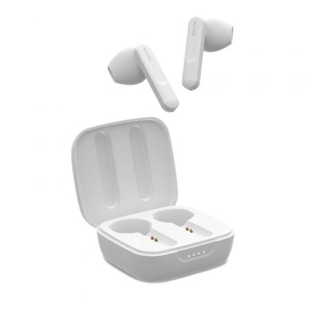 Auriculares Bluetooth NGS Ártica Move con estuche de carga/ Autonomía 7h/ Blancos - Tiensol