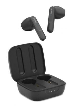 Auriculares Bluetooth NGS Ártica Move con estuche de carga/ Autonomía 7h/ Negros - Tiensol