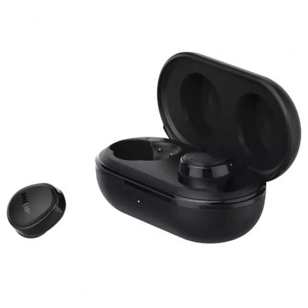 Auriculares Bluetooth Philips TAT4556BK con estuche de carga/ Autonomía 9h/ Negros - Tiensol