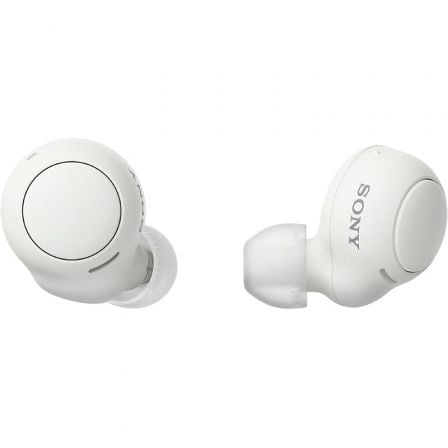 Auriculares Bluetooth Sony WF - C500 con estuche de carga/ Autonomía 5h/ Blancos - Tiensol