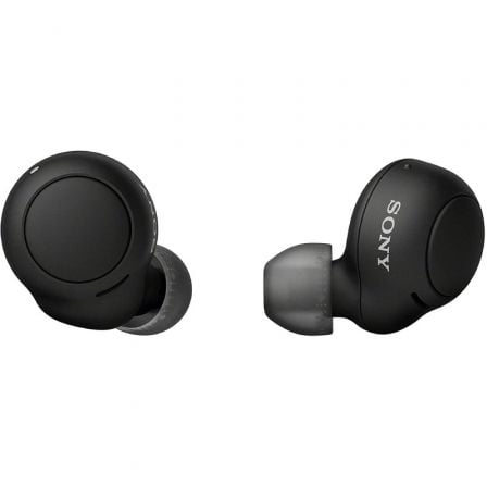 Auriculares Bluetooth Sony WF - C500 con estuche de carga/ Autonomía 5h/ Negros - Tiensol