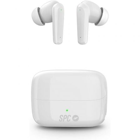 Auriculares Bluetooth SPC Ether 2 Pro con estuche de carga/ Autonomía 6.5h/ Blancos - Tiensol