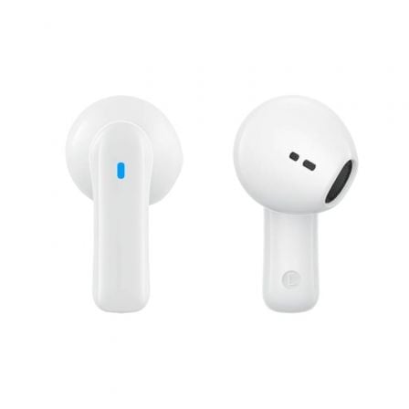 Auriculares Bluetooth SPC Zion 2 Play con estuche de carga/ Autonomía 7h/ Stick Corto 30mm/ Blancos - Tiensol