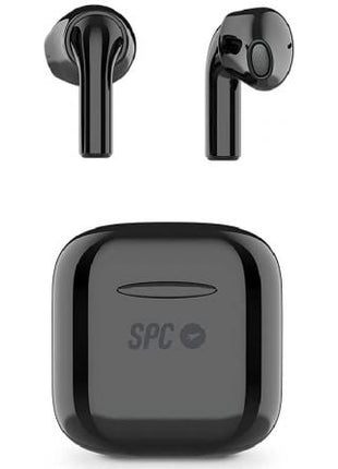 Auriculares Bluetooth SPC Zion Pro con estuche de carga/ Autonomía 3.5h/ Negros - Tiensol