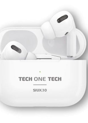 Auriculares Bluetooth Tech One Tech SIUX.10 TEC1410/ con estuche de carga/ Autonomía 5h/ Blancos - Tiensol