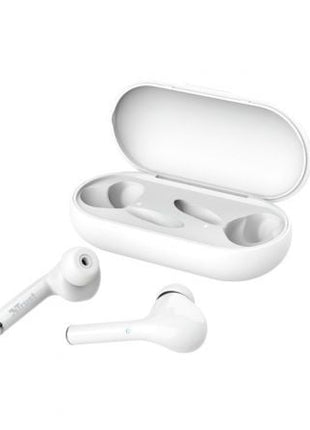 Auriculares Bluetooth Trust Nika Touch con estuche de carga/ Autonomía 6h/ Blancos - Tiensol