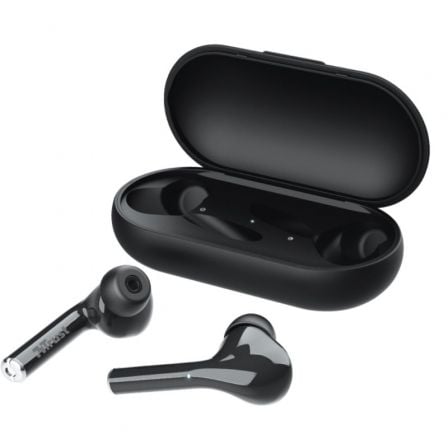 Auriculares Bluetooth Trust Nika Touch con estuche de carga/ Autonomía 6h/ Negros - Tiensol