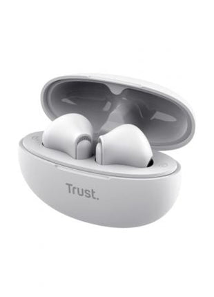 Auriculares Bluetooth Trust Yavi ENC con estuche de carga/ Blancos - Tiensol